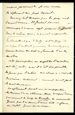 Lettres d'Auguste Mangeot à Jean Huré