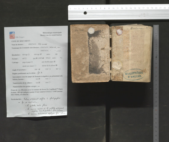 Bréviaire à l'usage de l'abbaye