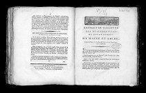 Extrait du registre des délibérations du département de Maine-et-Loire. Séance publique du 28 août 1793
