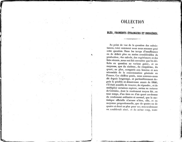 Observations théoriques et pratiques sur des semences de céréales cultivées dans le département de Maine-et-Loire,...