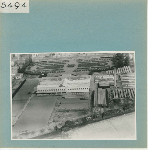 Angers : La Roseraie (vue aérienne)