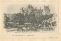 73. Château de Brissac. Vue d'ensemble