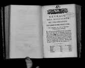Extrait des registres des délibérations du Directoire exécutif du 19 frimaire an IV