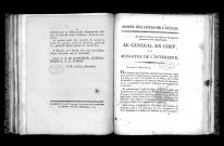 Le général en chef de l'armée des côtes de l'Océan au ministre de l'intérieur (23 pluviôse an IV), Signé L. Hoche