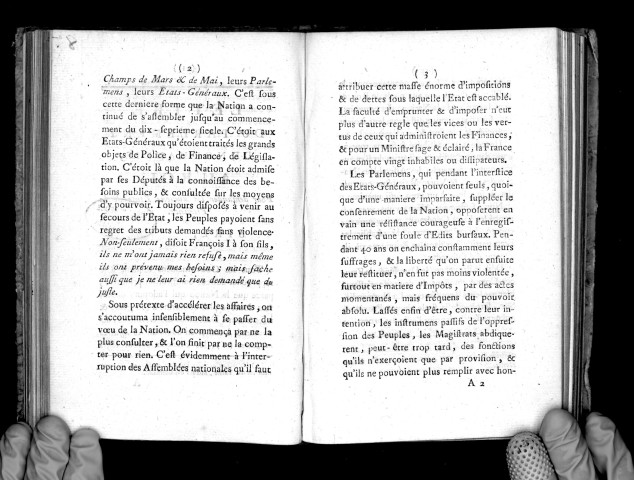 Lettre du Parlement de Normandie au roi pour demander les anciens Etats de la province