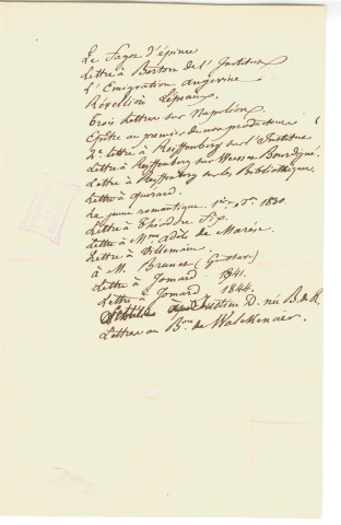 Barbier, bibliothécaire au Louvre