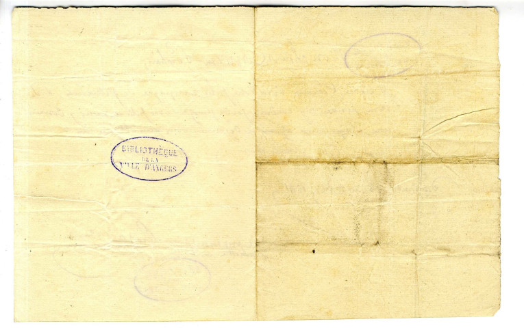 Correspondance de Haudaudine [à Perchais ?]