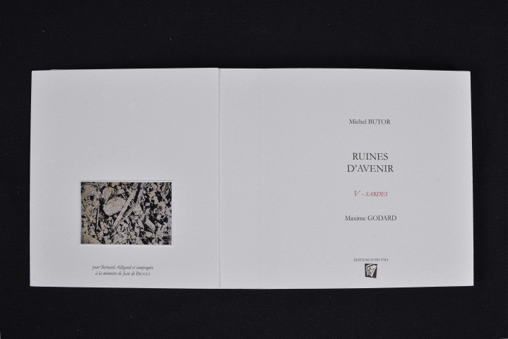 Ruines d'avenir. V, Sardes