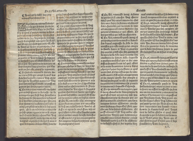 Les Cent nouvelles contenant Cent hystoires : ou nouveaux comptes plaisans a deviser en toutes compaignies par joyeusete.