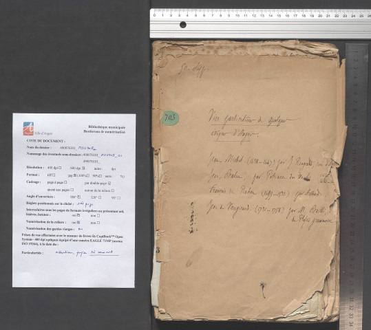 Vies de plusieurs évêques d'Angers