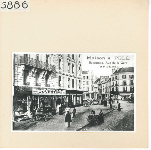 Angers : Maison A. Pelé, rue de la Gare