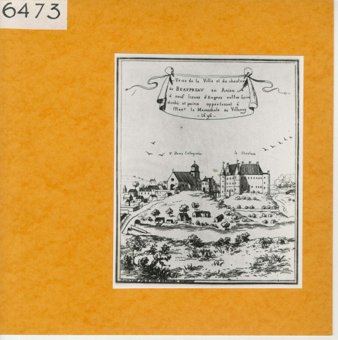 Beaupréau : Atlas Célestin Port, planche 15 (gravure)