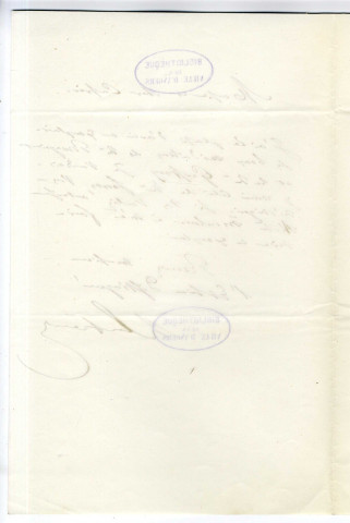 Correspondance de Dufresnay avec Pierre-Jean David d'Angers