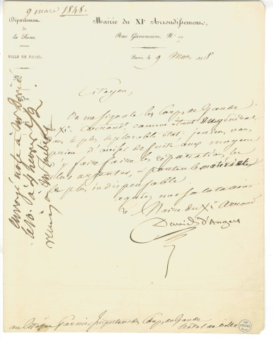 Correspondance de Pierre-Jean David d'Angers