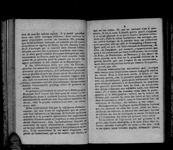 Rapport sur la bibliographie, par Grégoire, suivi du décret de la Convention nationale, séance du 22 germinal an II