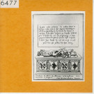 Angers : Couvent des Jacobins, tombeau (Atlas Célestin Port, planche 19, gravure)