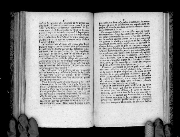 Lettre du général Kellermann aux administrateurs de Lyon