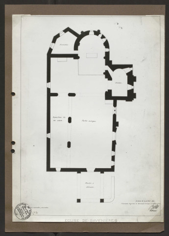 [Photographies des monuments du] Diocèse d'Angers : Savennières - Thouarcé