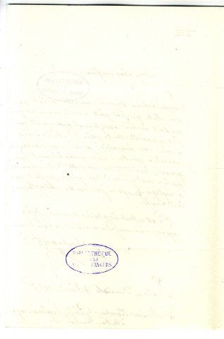 Correspondance de Montagne [au Dr Gubler]