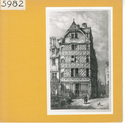 Angers : Rue Saint-Laud, maison Abraham
