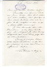 Correspondance de Héricart de Thury [à Pierre-Jean David d'Angers]
