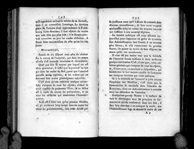 Réquisitoire du ministère public à la première séance des Etats-Généraux