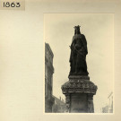 Angers : Détail de la statue Marguerite d'Anjou