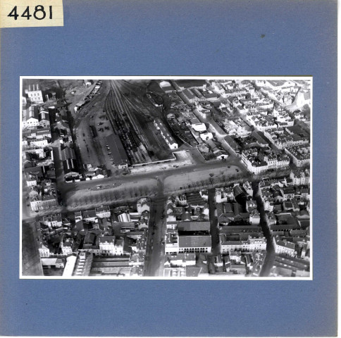 Angers : Gare Saint-Serge (vue aérienne)
