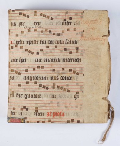 Comptes des cens et rentes de l'église collégiale de Saint-Mainboeuf d'Angers