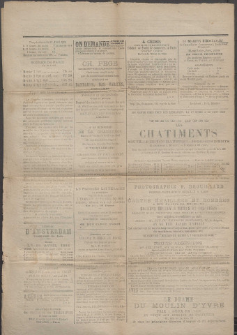 Le postillon. 23 avril 1884 (2e année, n° 111)