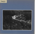 Les Verchers-sur-Layon : Château d'Echuilly (vue aérienne)
