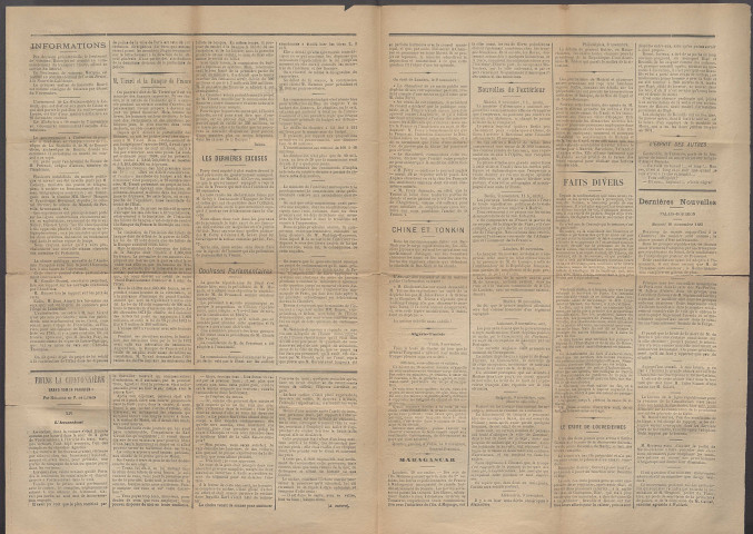 Le postillon. 12 nov. 1883 (1re année, n° 22)