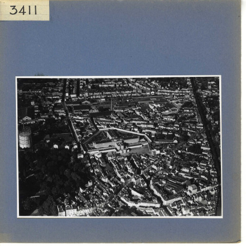 Angers : Quartier Saint-Michel, vue aérienne