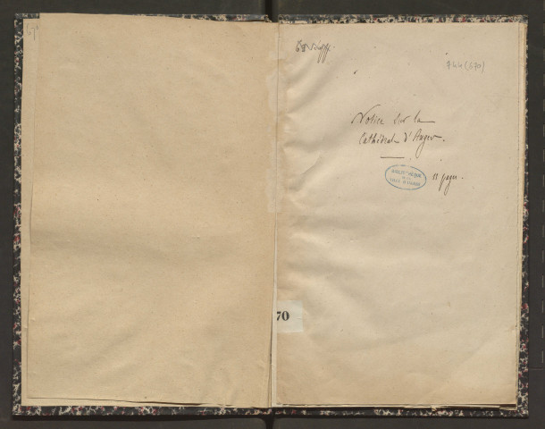 Notice sur la cathédrale d'Angers