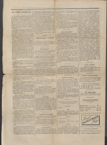 Le postillon. 24 oct. 1883 (1re année, n° 4)