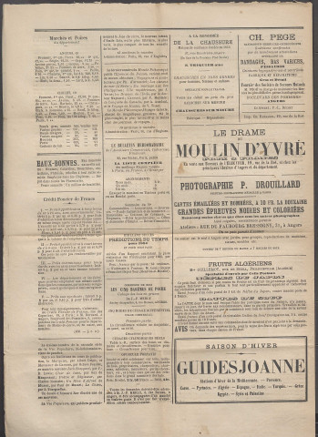Le postillon. 22 janv. 1884 (2e année, n° 21)