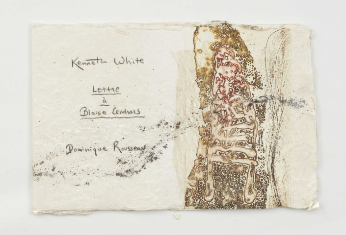 Lettre à Blaise Cendrars