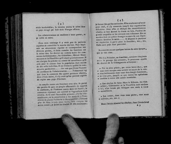 Le citoyen Chapelain, membre du Conseil des Cinq-Cents, à ses collègues