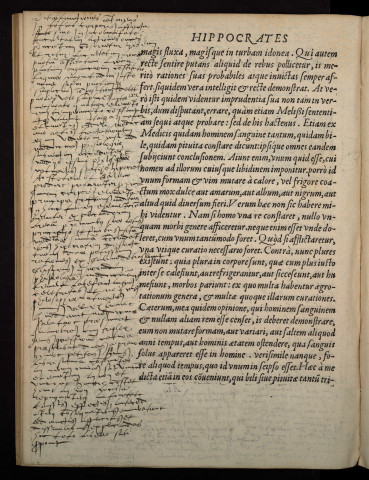 Hippocrates de natura hominis, Andraea Brentio Patavino interprete