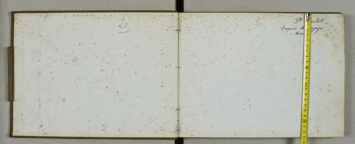 20 - Album. : croquis et dessins de voyages en France