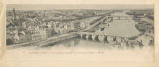 1477. Panorama d'Angers. Vue sur le Maine et le quartier de la Doutre prise du Château