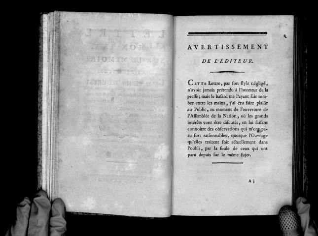 Lettre à mon ami sur le mémoire des finances de M. le marquis de Crest, par M. le m. de ***