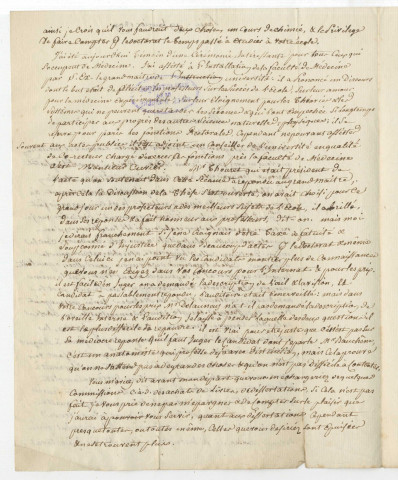 Correspondance de Pierre-Augustin Béclard [à M. Maillocheau]