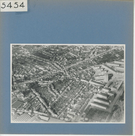 Angers : Rue Pasteur (vue aérienne)