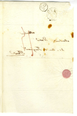 Correspondance de Delphine Gay avec Pierre-Jean David d'Angers