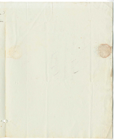 Correspondance de Joseph Mathieu Sganzin, inspecteur général des Ponts et Chaussées [à Baillet, ingénieur]