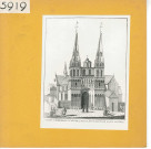 Angers : Cathédrale, recherches historiques Moithey (1776)
