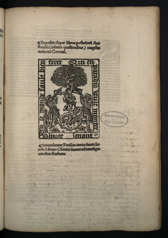 Expositio super libros posteriorum Aristotelis (insertis questionibus) magistri Anthonii Coronel