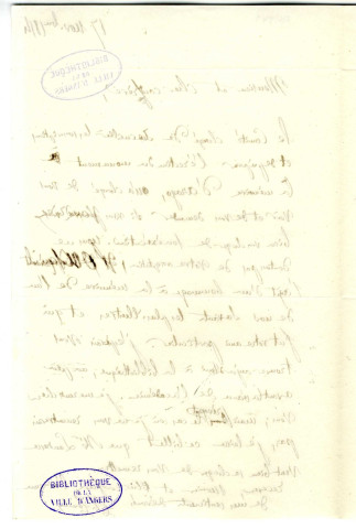 Correspondance de Ch. Cauchy avec Pierre-Jean David d'Angers