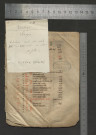Fragment de calendrier extrait d'un missel (XIVe siècle)